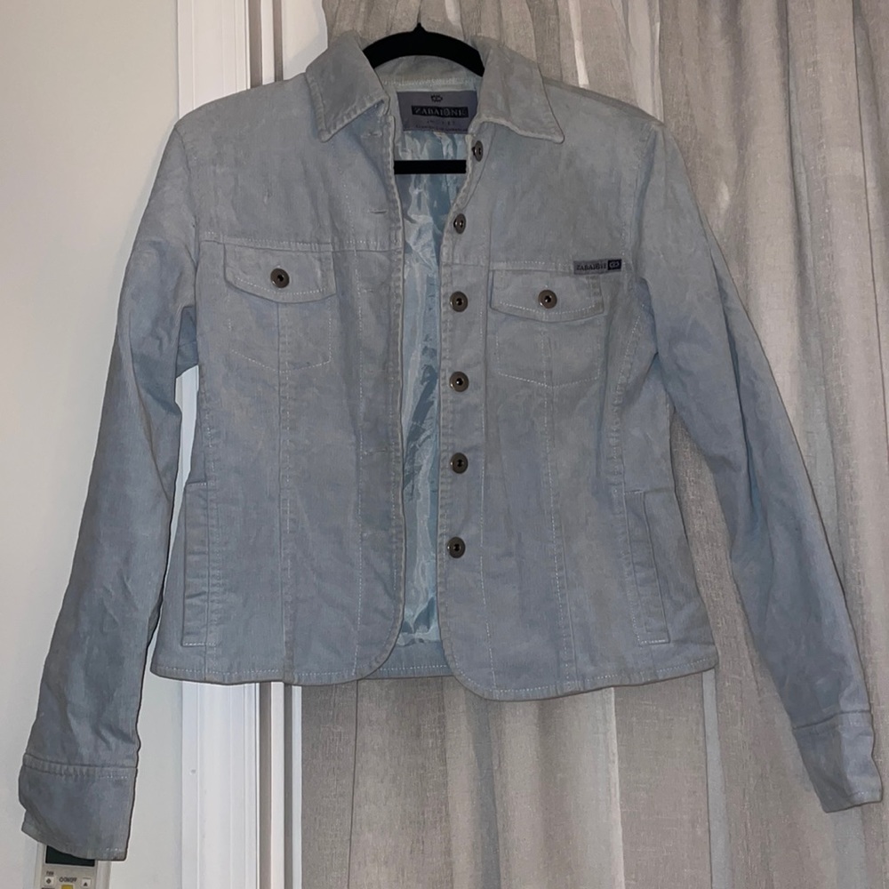 Light Blue Corduroy Jacket